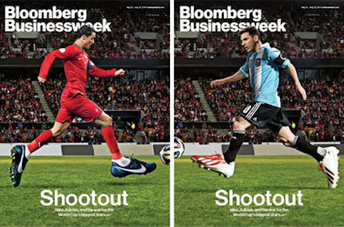 Tapa Messi Ronaldo Bloomberg BusinessWeek