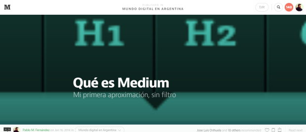 Qué es Medium — Mundo digital en Argentina — Medium